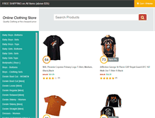 Tablet Screenshot of onlineclothingstore.us